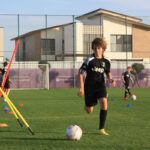 Football training at NYUAD